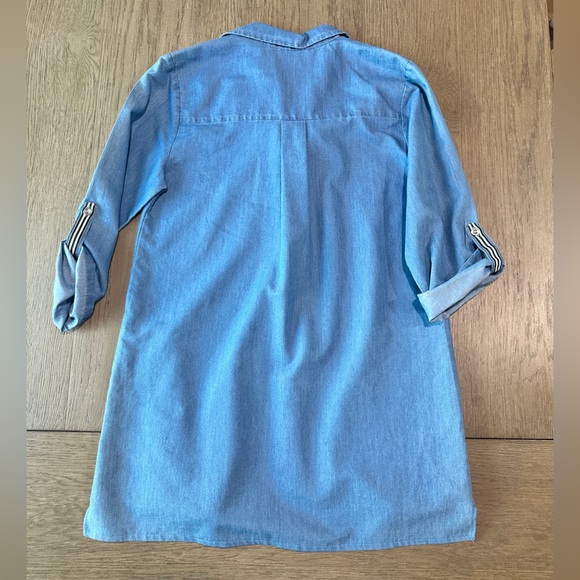 Luxology Denim Tunic Top Size 10 - Picture 8 of 9